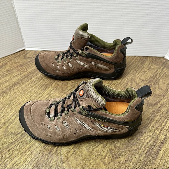Merrell Chameleon Arc Gore Tex XCR Brown Leather Hiking Shoes Size 7.5 - Picture 6 of 10